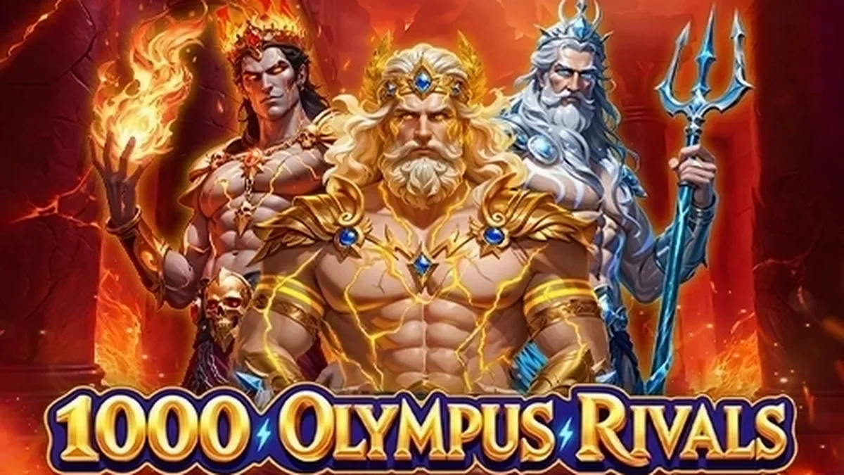 Ang 1000 Olympus Rivals slot machine na may temang Griyego