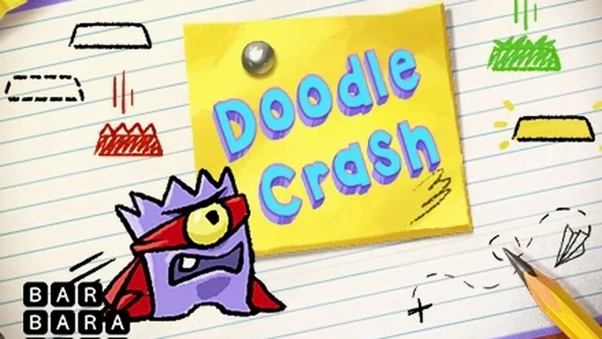 Isang visual na representasyon ng Doodle Crash slot game na nagpapakita ng makulay na doodle art style.